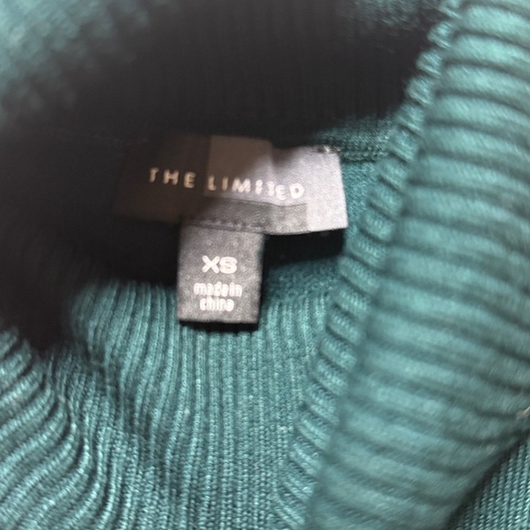 The Limited Dark Green Turtleneck Sweater - Picture 3 of 3